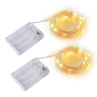 2/3 sztuk bajkowe oświetlenie LED drut miedziany girlanda żarówkowa Led światła lampa zewnętrzna boże narodzenie wieniec na nowy rok Wedding Party Decoration 6